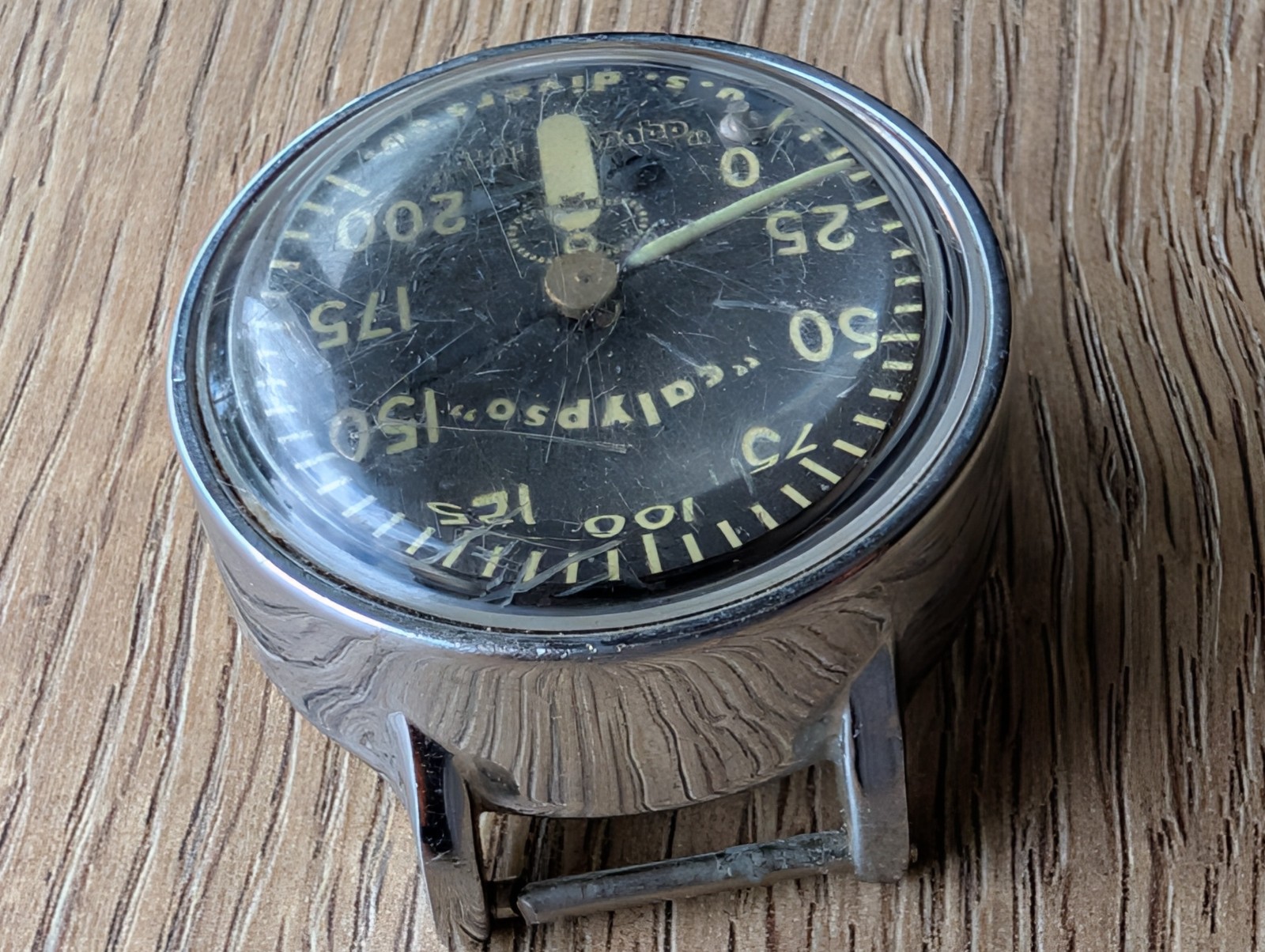 Vintage 1960/70's U.S. Divers Co. Aqua Lung Calypso Dive Gauge FOR PARTS ONLY