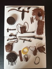 Vintage Marx Chief Cherokee Geronimo Johnny West Indian Accessories LOT
