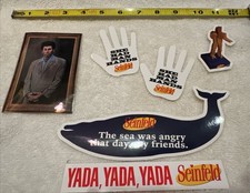 Lot de 6 autocollants promotionnels OFFICIELS Seinfeld