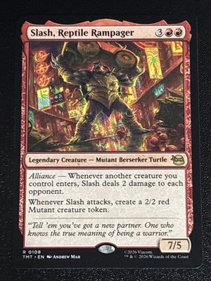 MTG Teenage Mutant Ninja Turtles Slash, Reptile Rampager 0108 NM Rare