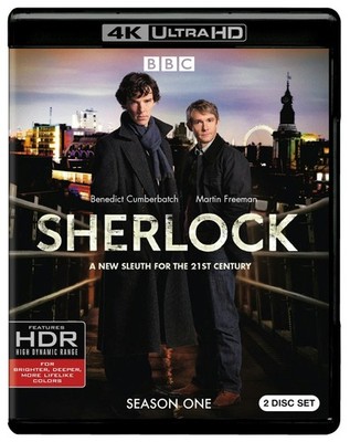Sherlock Season One 4K UHD Blu-ray Benedict Cumberbatch NEW