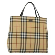 Borsa a mano BURBERRY Nova Check PVC beige originale BA5106