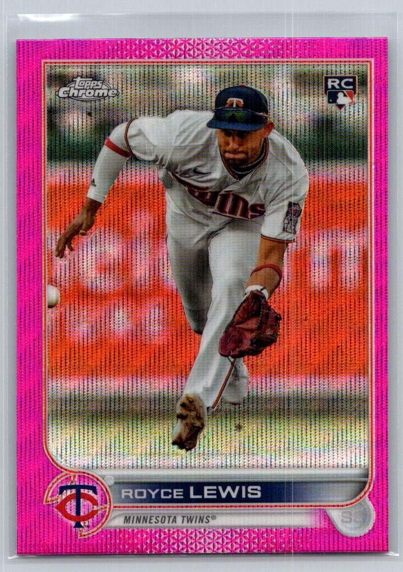 2022 Topps Chrome Update #USC143 Royce Lewis Pink Wave Refractor