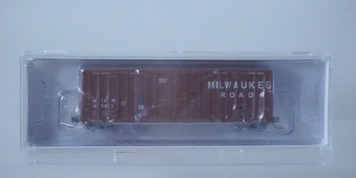 Vagón de tren de caja InterMountain MILWAUKEE ROAD 4563 escala N Gunderson - 6133002-04 | Condition: Used
