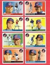 2004 Topps Heritage Cleveland Indians Master Team Set! SP's & Variation Included
