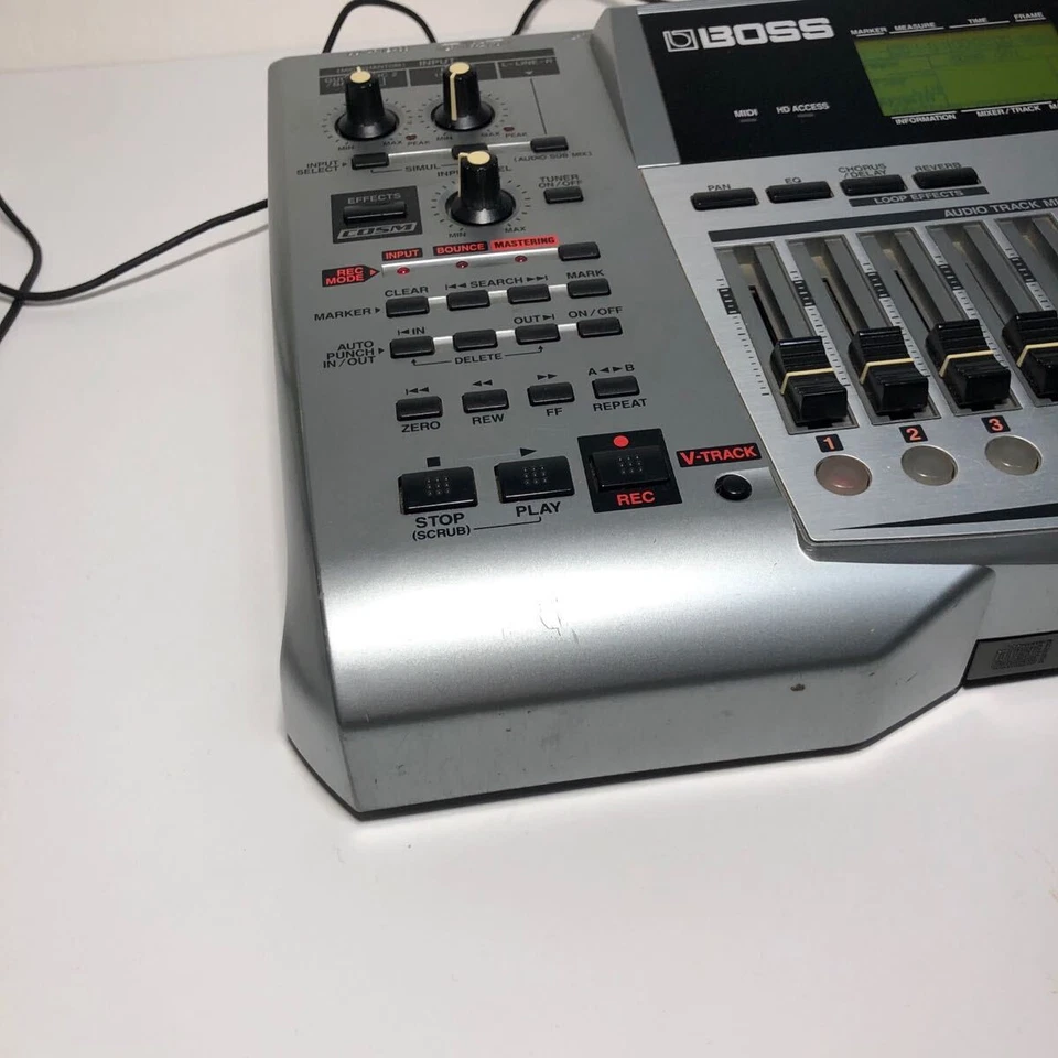 D173 BOSS BR-1180 CD MTR Multi-Track Recorder Portable 8-track Analog In Japan - Image 2 of 4