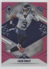 2021 Panini Phoenix Rookie Pink 188/199 Caleb Farley #151 0c6