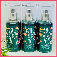3 Bath  Body Works SUGARED SNICKERDOODLE - JOY - Fine Fragrance Mist 2.5 oz LOT