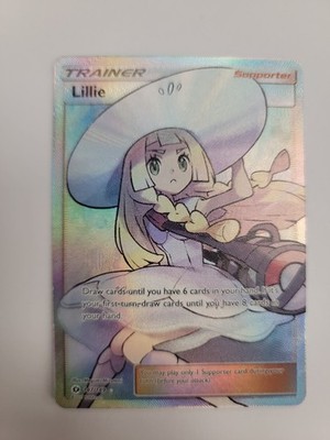 Lillie (Full Art) 147/149 Sun And Moon Base Set Holo Trainer Pokemon TCG NM