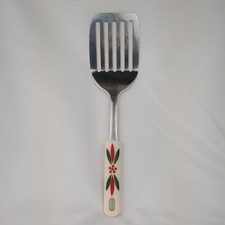 Temp-tations Old World Red Slotted Spatula  Holiday Christmas Cooking Utensil