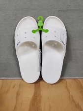 CROCS Bayaband Slide Sandals White Unisex M 8 W 10 New 