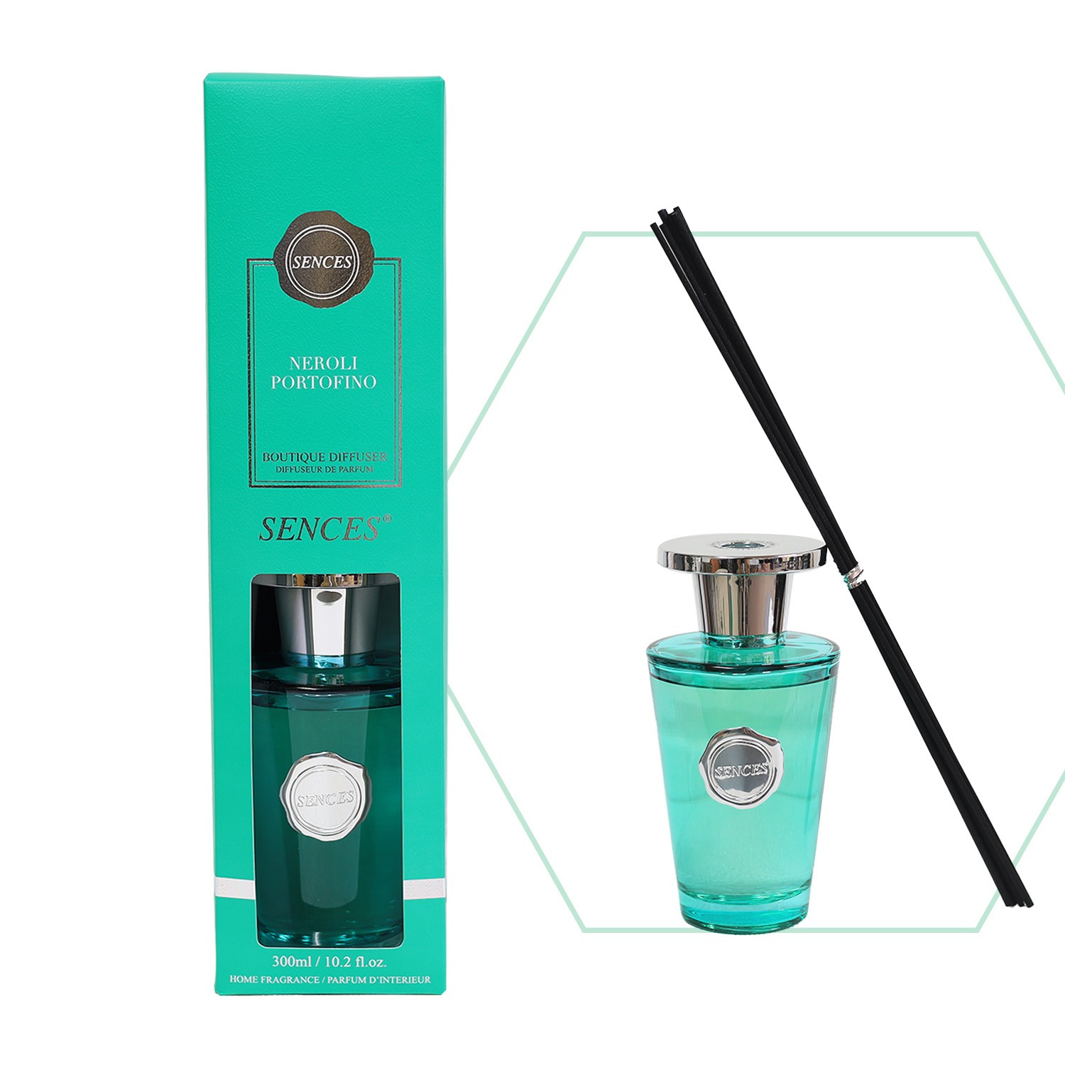 Baltus Reed Diffuser 300ml Wick Fragrance Neroli Portofino Scent Aromatherapy