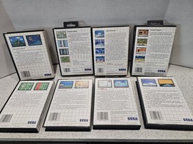 Sega Master System / Power Base, 12 Games, Cables, One Controller, One Joystick