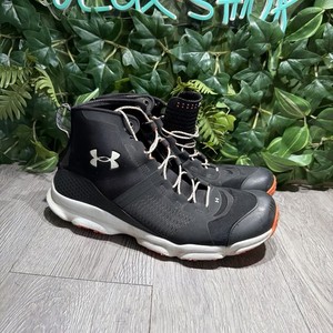 Under Armour SpeedFit Hike Mid Black Orange Mens Size 12.5 Boots Under Armour Ua Speedfit Hike Mid Boot — CampSaver main image 2