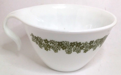 Corelle by Corning  SPRING BLOSSOM / CRAZY DAISY cup  w/ artistic hook handle