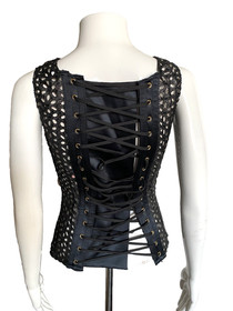 NWT Agent Provocateur Soiree Black Lace Deborah Corset Top Medium / 3