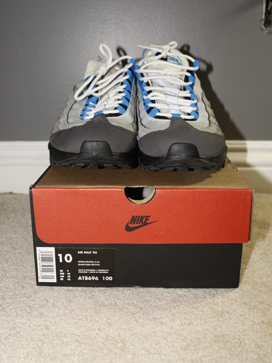 Size 10 - Nike Air Max 95 OG Crystal Blue | eBay