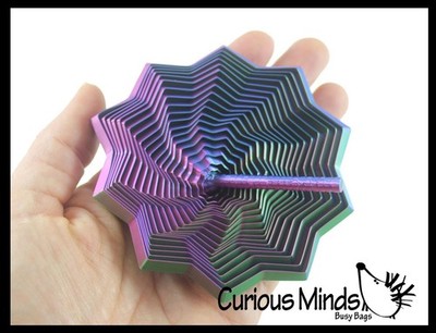 1 RANDOM Hexagon with Stick 3D Printed Magic Maze Telescoping Fidget Toy