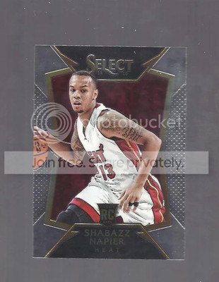 2014-15 Select Shabazz Napier #95 Concourse RC Heat
