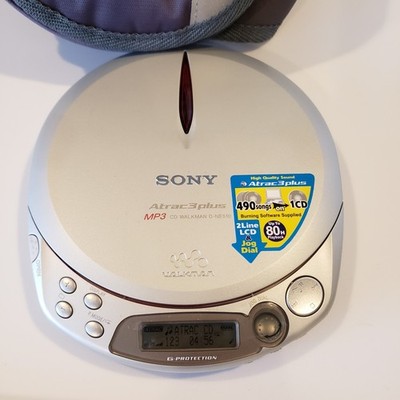 NEW SONY CD WALKMAN D-NE510 Portable CD Player ATRAC3 Plus MP3 No
