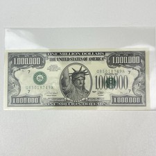 Million Dollar Bill Funny Play Money Novelty Cash Vision Board Manifestation