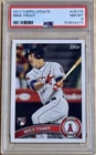 2011 Topps Update Mike Trout US175 Rookie Card RC  - PSA 8 - Angels