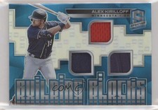 2021 Spectra Building Blocks Materials Neon Blue Prizm 40/50 Alex Kirilloff 08z4