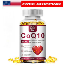 CoQ10 200mg Softgels, Dietary Supplement for ...