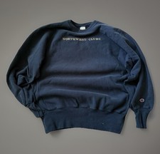 Vintage Champion Reverse Weave Embroidered Sweatshirt XL Northwestern University