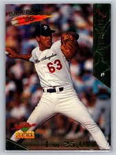 1995 Signature Rookies Greg Hansell #23 Los Angeles Dodgers Pitcher Card