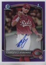 2025 Bowman Chrome Prospect Purple Refractor Ichiro Cano Hernandez Auto 16z7
