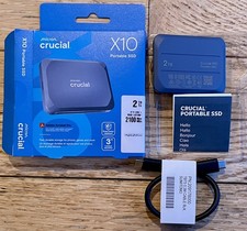 Micron Crucial X10 2 TB Portable Solid State ...