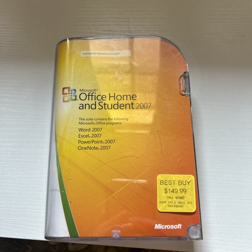 Microsoft Office 2007 Home and Student w/ Product Key - Excel, Word, PowerPoint