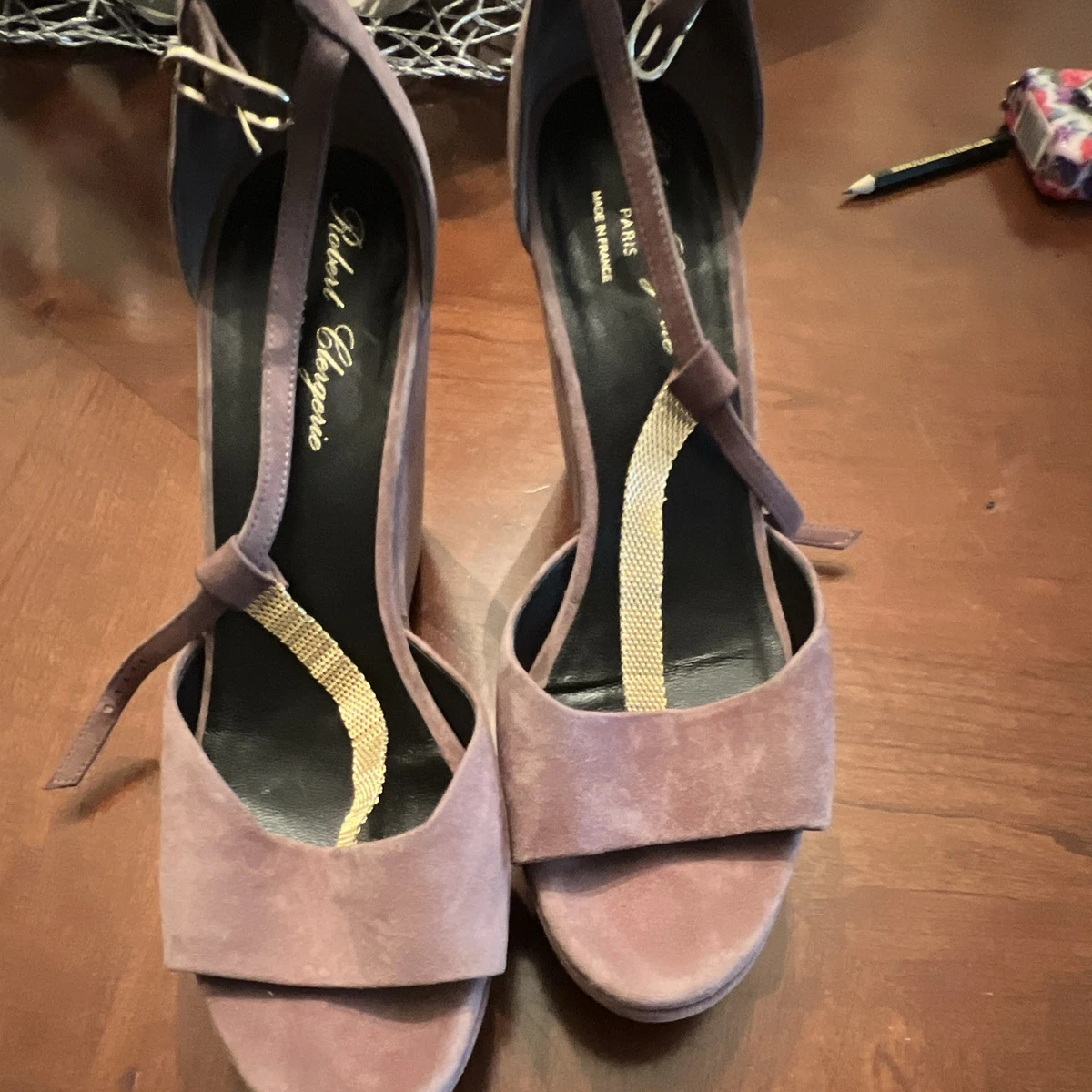 Robert Clergerie Women's Suede Wedge Sandals for sale | eBay