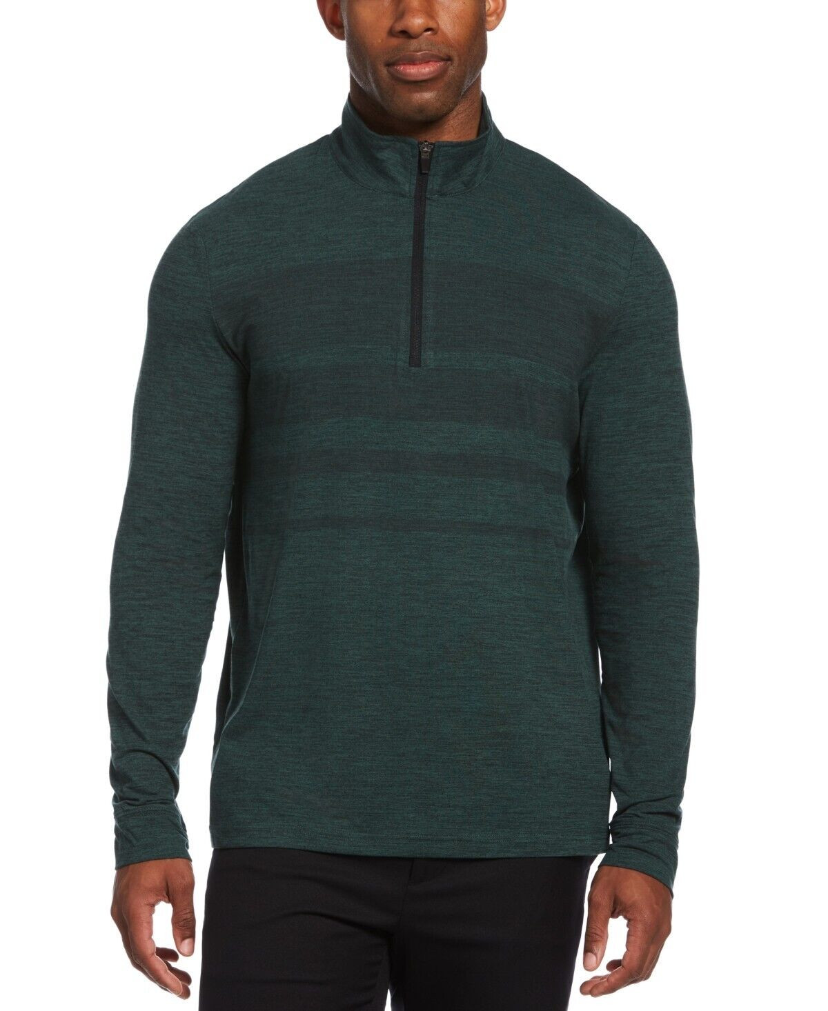 Толстовка PGA Tour Mens Luxury Perform с текстурированной градиентной полосой на молнии 14 Grn-Sm 3790₽