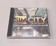 Sim City 3000 PC CD-ROM, 1999 Computer Game Vintage Maxis EA Simulation Game