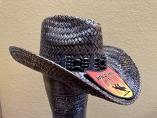 Chapeau western cowboy raphia country taille M neuf avec étiquette