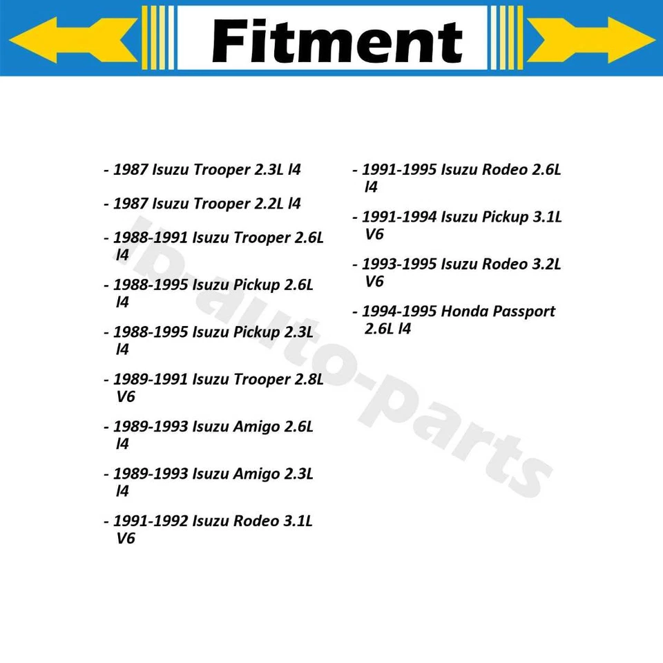 Front Brake Hose 2x For 1989-1993 Isuzu Amigo 2.3L 1989-1993 Isuzu Amigo 2.6L - Image 2 of 4