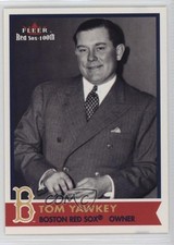 2001 Fleer Red Sox 100th Tom Yawkey #73 HOF 05k6