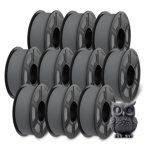 JAYO 10*1.1KG Matte PETG Gray High Speed 1.75mm 3D Filament High Flow Speedy