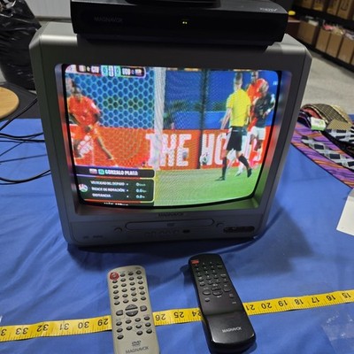 Magnavox 13  SDTV TUNER, ANTENA, TV/DVD Combo  & Original Remotes. Tested Works