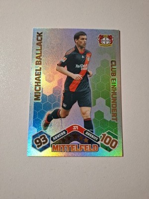 Topps Match Attax 2010/2011 10/11 - Nr. 371 Michael Ballack Club 100