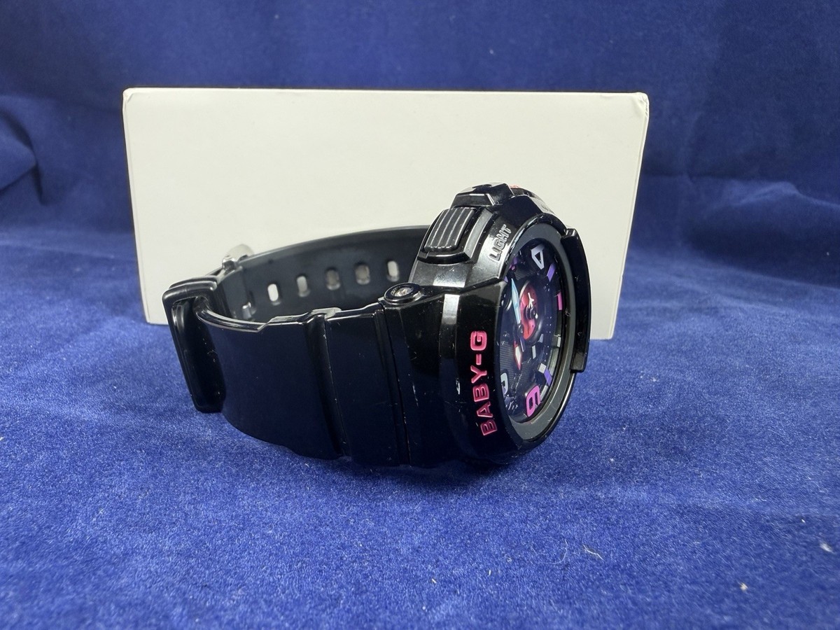 Casio Baby G 5382 BGA-190 Blk/pink Digital Watch New Batteries Pre 