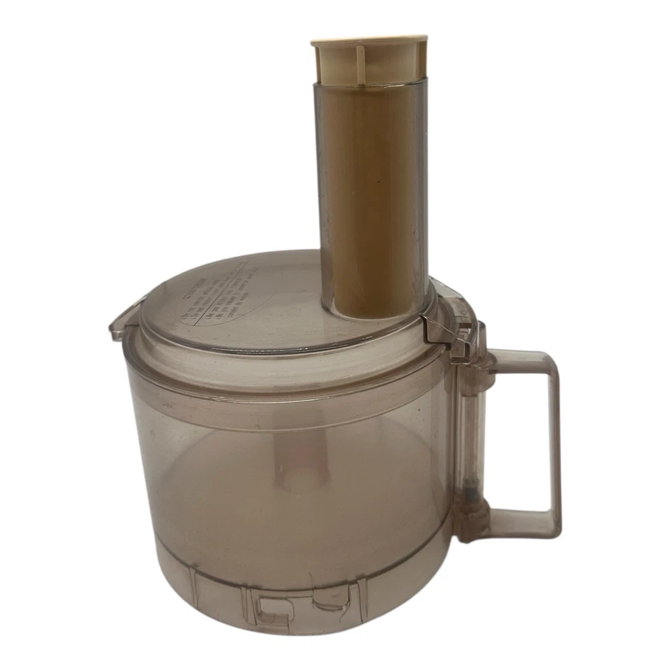 Vintage Robot Coupe Food Processor RC2000 Replacement Parts - Bowl, Lid & Pusher - Image 3 of 4