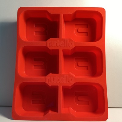 H091 Nutella Silikon Backform Neu Backen Back-Form 21x26x4,5cm