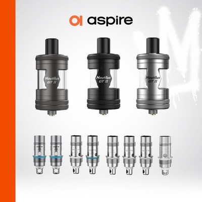 ASPIRE Nautilus GT2 Tank BVC / 2S Mesh Coil/ AIO NS Coil Verdampferkopf 5er Pack