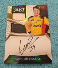 2017 Panini Select NASCAR AUTO Double Memorabilia Landon Cassill 19/50 SSD-LC