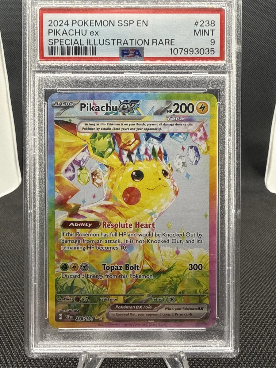 Pikachu Pokémon TCG Grade 9 Rare Individual Collectible Card Game