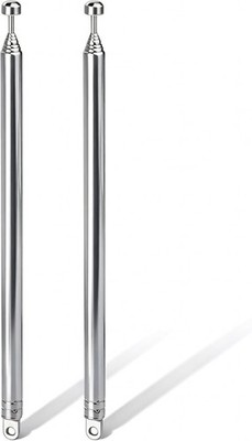 FM UKW Tragbare Radio Antenne Ersatz 7-Sections 74cm Teleskopantenne 2 Kit Ko...