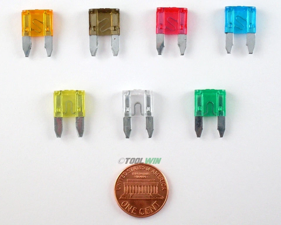 120 pc Mini Car Fuse Assortment Set ATM APM Auto Blade Kit Truck Motorcycle Boat - Image 3 of 4